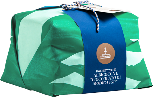 PANETTONE ALBICOCCA E "CIOCCOLATO DI MODICA IGP” - Fiasconaro