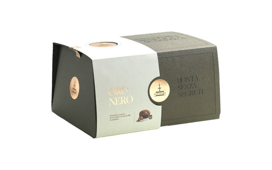 ORO NERO - Panettone e Crema spalmabile cioccolato e caffè - Fiasconaro
