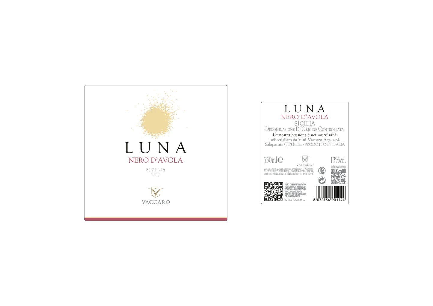 Luna Nero d'Avola - Vini Vaccaro - Vino Rosso