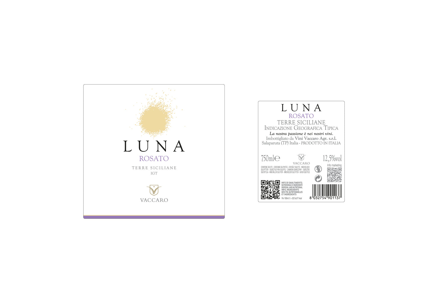 Luna Rosato - Vini Vaccaro - Vino Rosaro