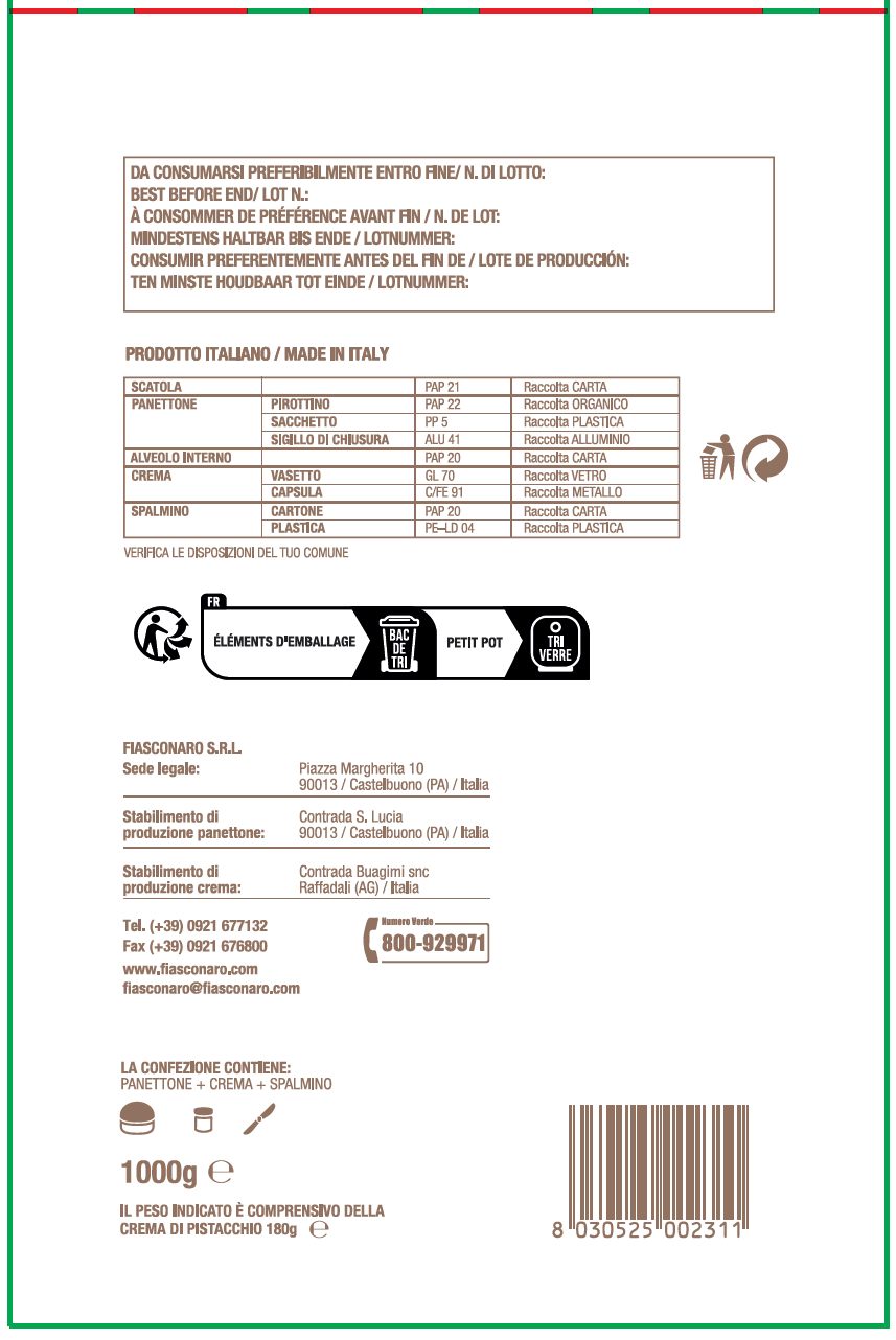 Panettone ORO VERDE - Fiasconaro