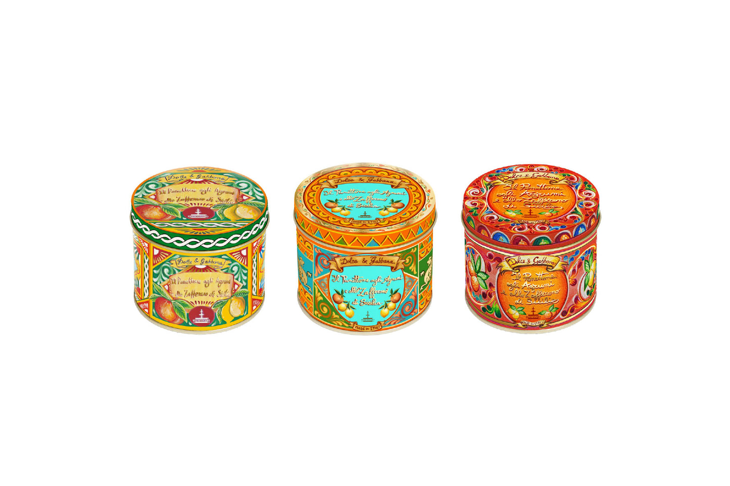 IL PANETTONE DOLCE&GABBANA AGLI AGRUMI E ALLO ZAFFERANO DI SICILIA 100 g - Fiasconaro