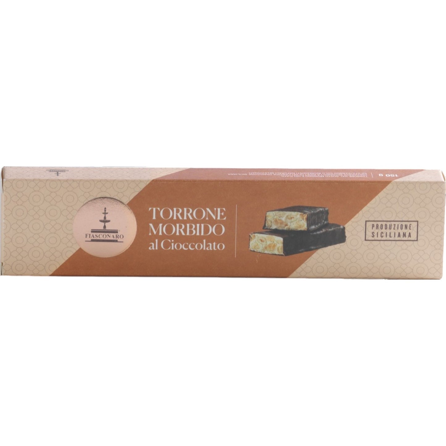 Torrone siciliano al cioccolato fondente - Fiasconaro
