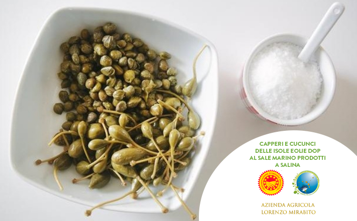 CAPPERI MEDI da 200 gr. al SALE MARINO - Azienda Agricola Lorenzo Mirabito