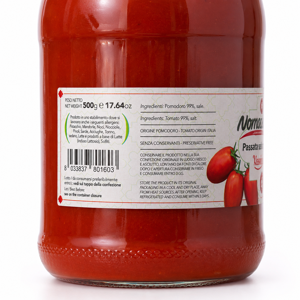 Passata di Pomodoro Rustica 500 ml - Nonna Rosa