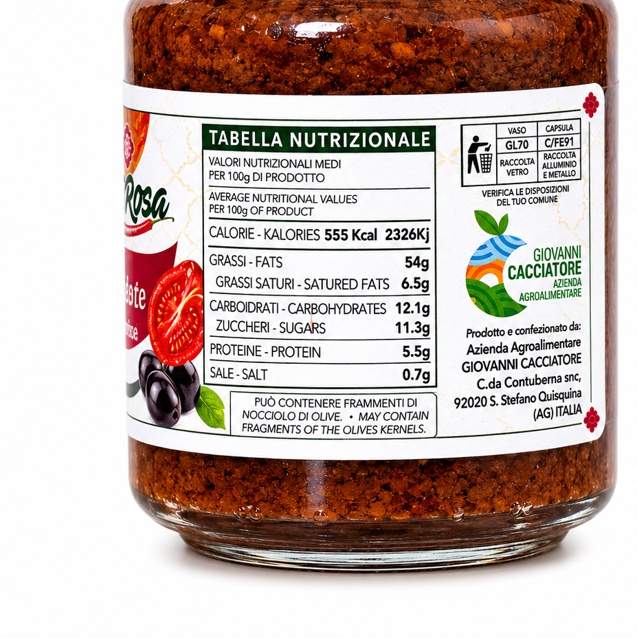 Bruschetta Mediterranea 90 g - Nonna Rosa
