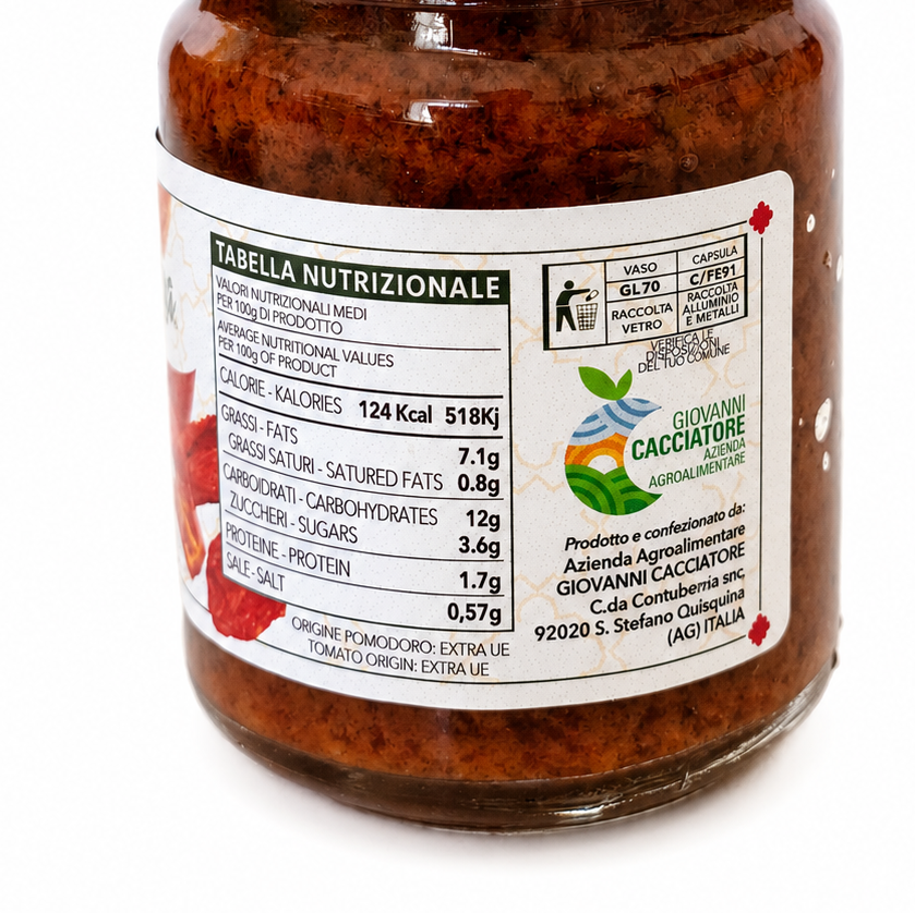 Patè di Pomodori Secchi 90g - Nonna Rosa