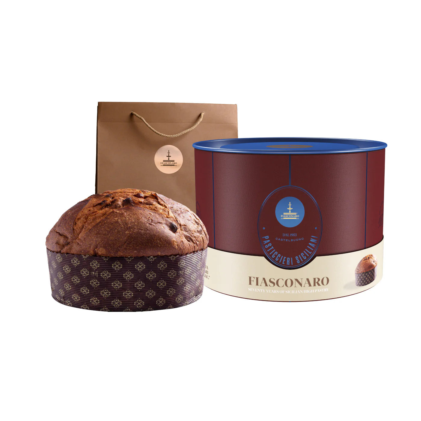 PANETTONE CLASSICO AL “MALVASIA DELLE LIPARI PASSITO D.O.C.” - 1kg - Fiasconaro