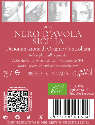 IL GUSTO - Nero D'Avola 2023 - Abbazia Santa Anastasia