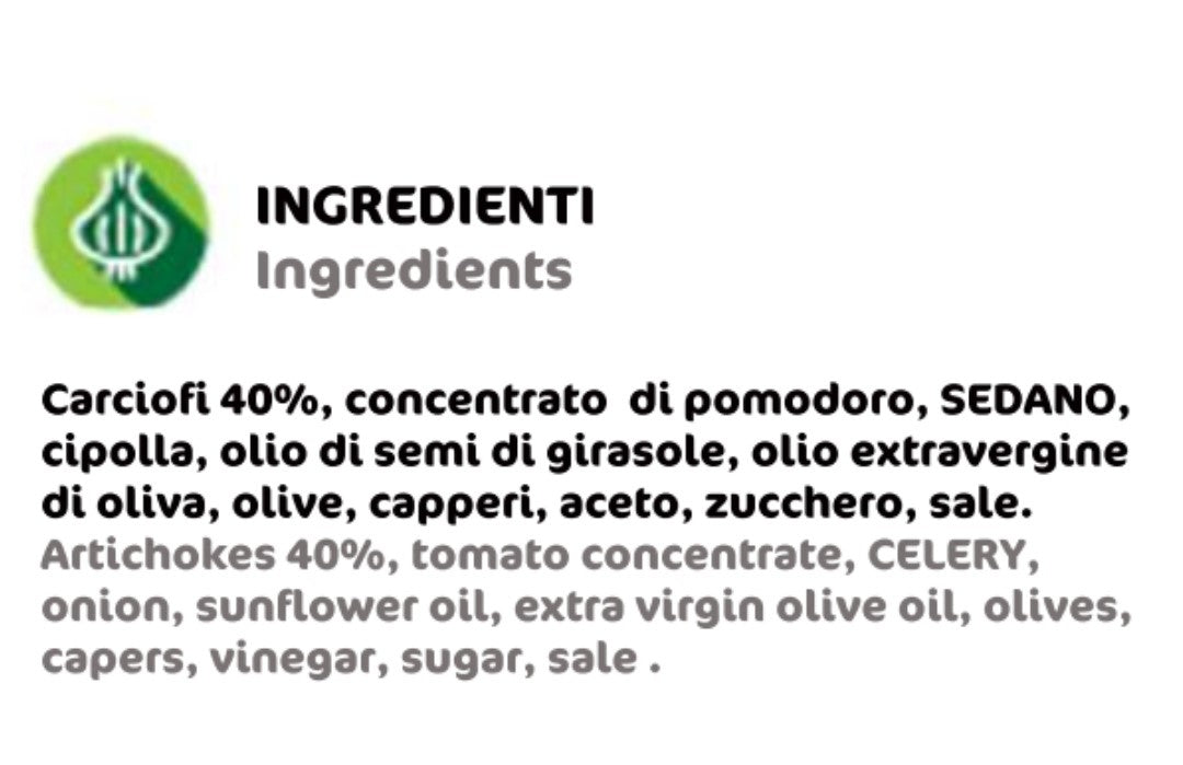 Caponata di Carciofi 240g
