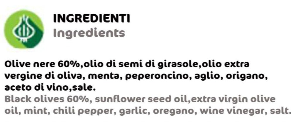 Paté di Olive Nere 90g  - Nonna Rosa