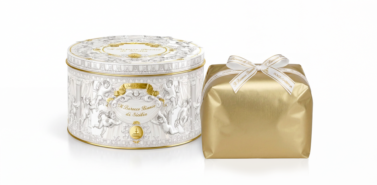 Il barocco bianco di Sicilia - Panettone Fiasconaro e Dolce e Gabbana - 1kg