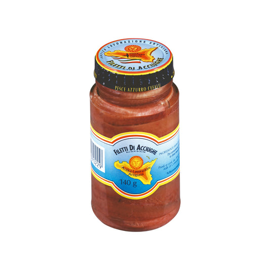 Filetti di Alici all´Olio di Oliva 140gr - Pesce Azzurro Cefalù