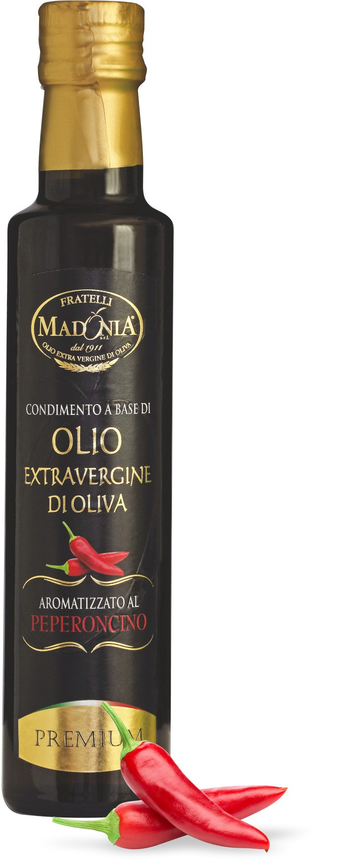 Olio extravergine di oliva al peperoncino - Fratelli Madonia - 250 ml