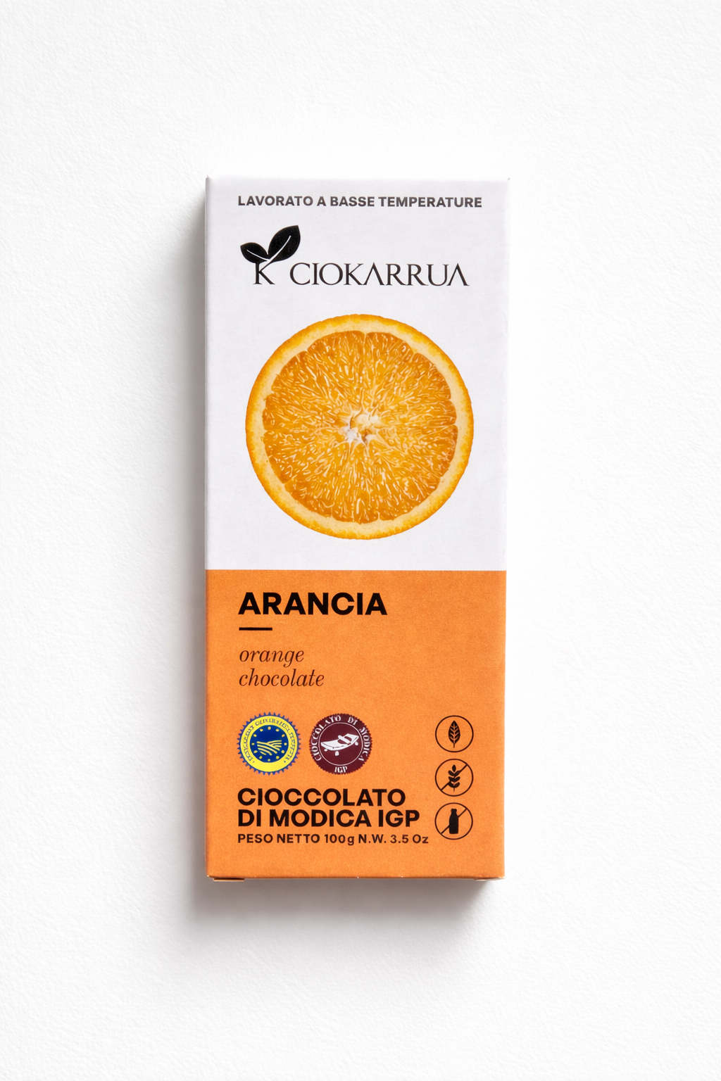 Cioccolato di Modica alla Arancia - 100g