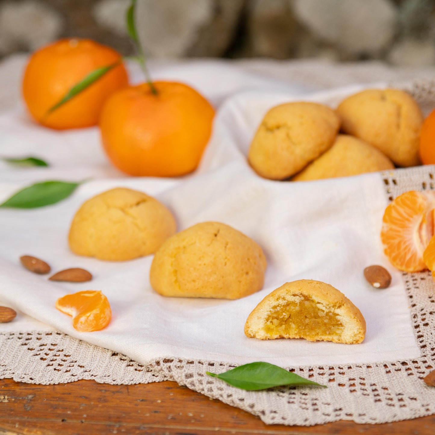 Dolci ripieni al Mandarino e Mandorle - Tumminello