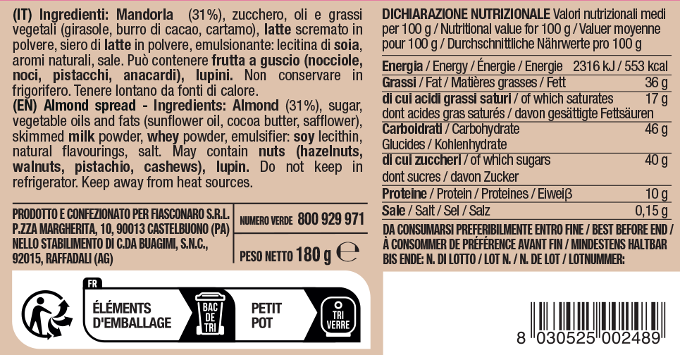 Crema di Mandorla - Fiasconaro
