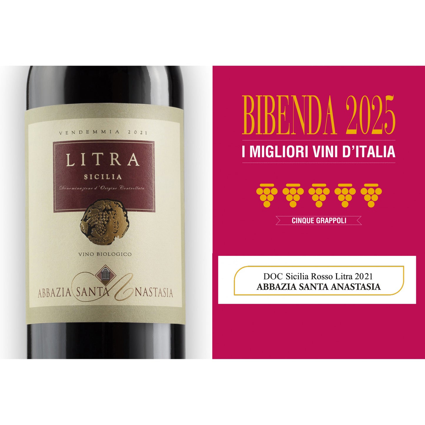 LITRA 2021 - 100%, Cabernet Sauvignon - Demeter Biodinamico