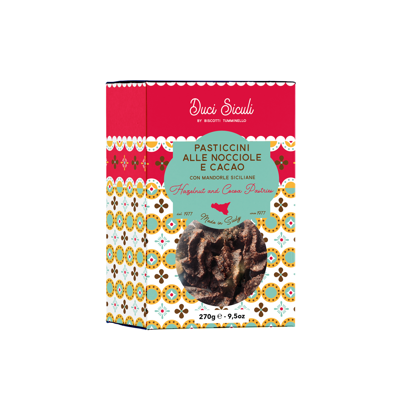 Pasticcini alle nocciole e cacao