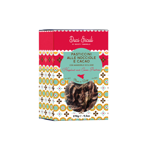 Pasticcini alle nocciole e cacao
