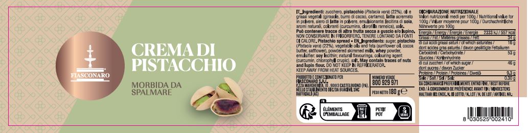 Torrone siciliano al pistacchio - Fiasconaro