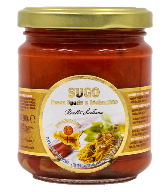 Sugo pesce spada e melanzane 200g  - Pesce azzurro Cefalù