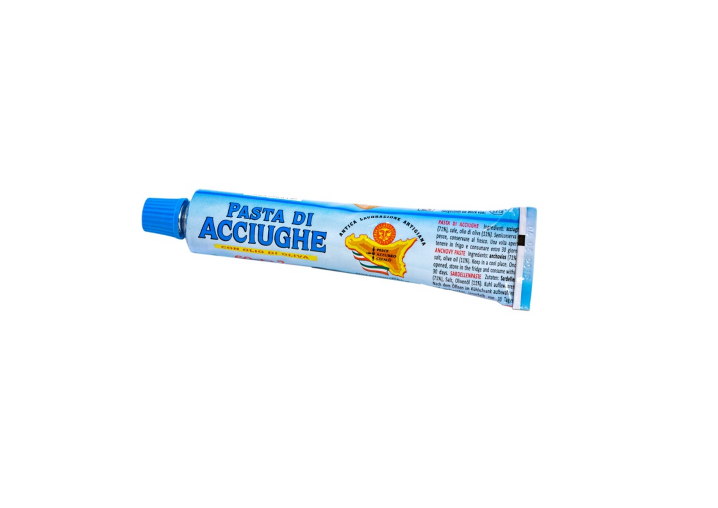 Pasta di acciughe in tubetto - Pesce Azzurro Cefalù