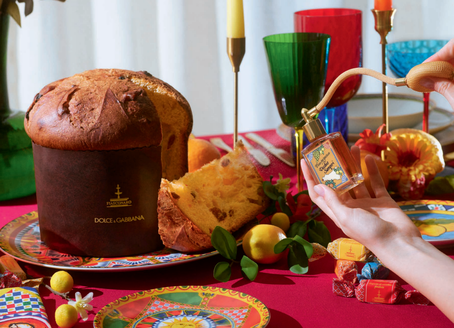 IL PANETTONE DOLCE & GABBANA AL VINO PERPETUO VECCHIO SAMPERI DI SICILIA - Fiasconaro