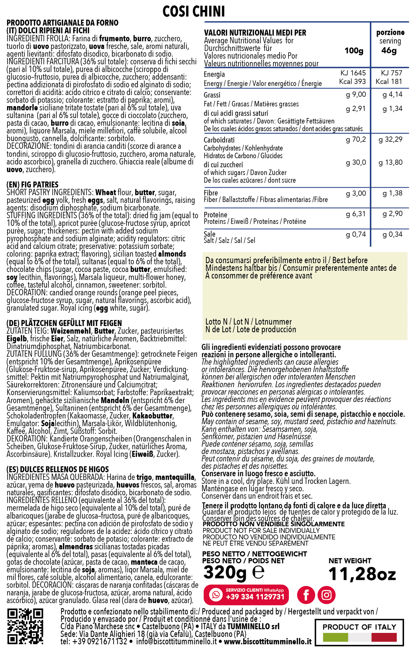 Cosi Chini - Tumminello