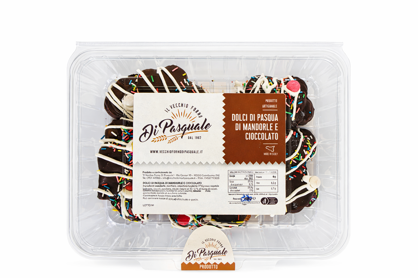 DOLCI DI PASQUA DI MANDORLE E CIOCCOLATO - IL VECCHIO FORNO DI PASQUALE - CASTELBUONO