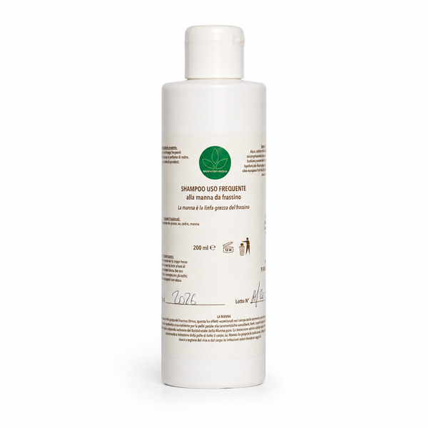 Shampoo uso frequente alla manna da frassino