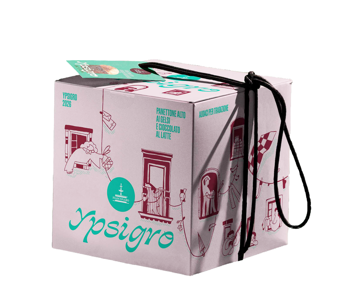 YPSIGRO 2026. Panettone alto ai Gelsi e Cioccolato al latte da 750 G