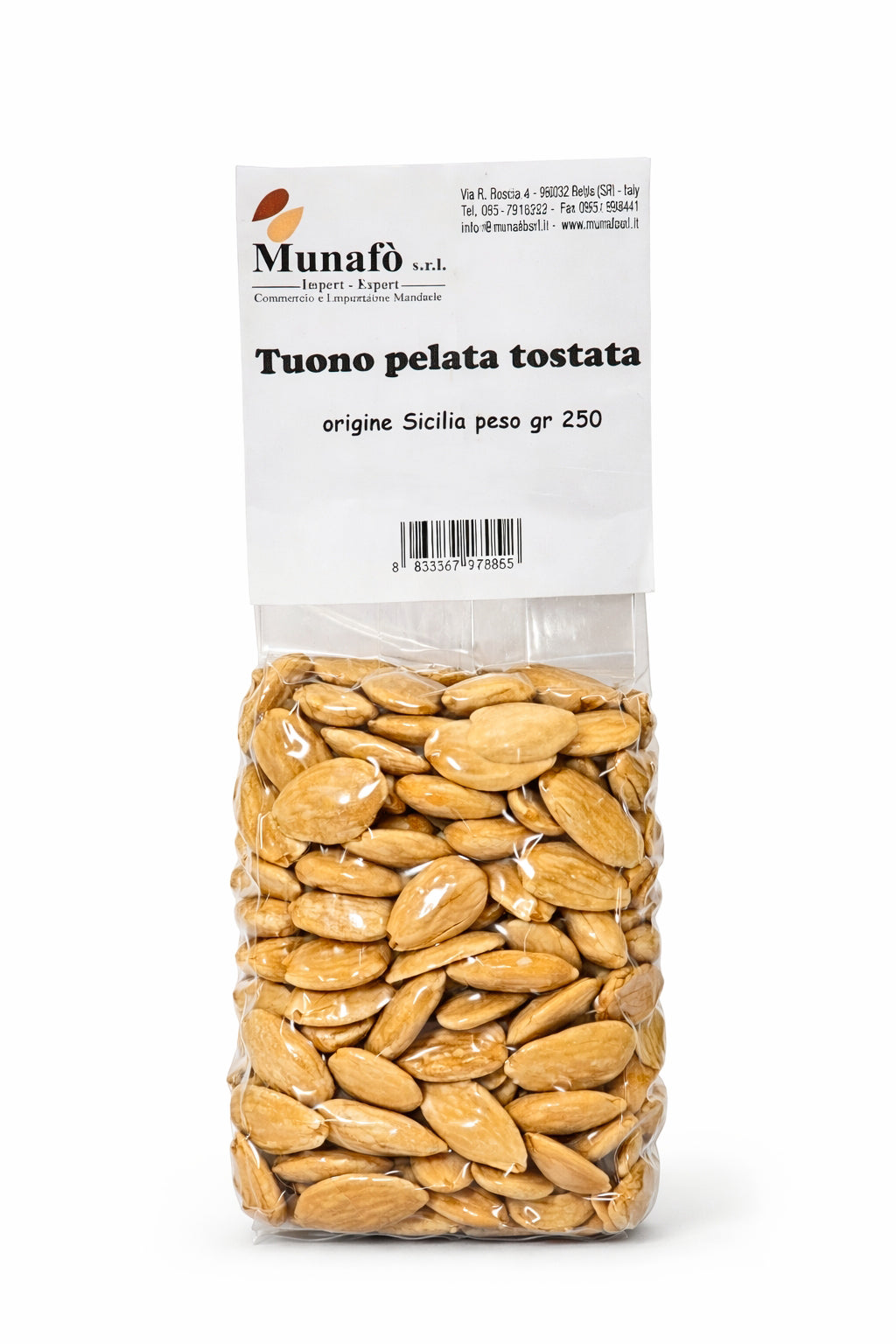 Mandorla di Sicilia pelata e tostata - Munafò