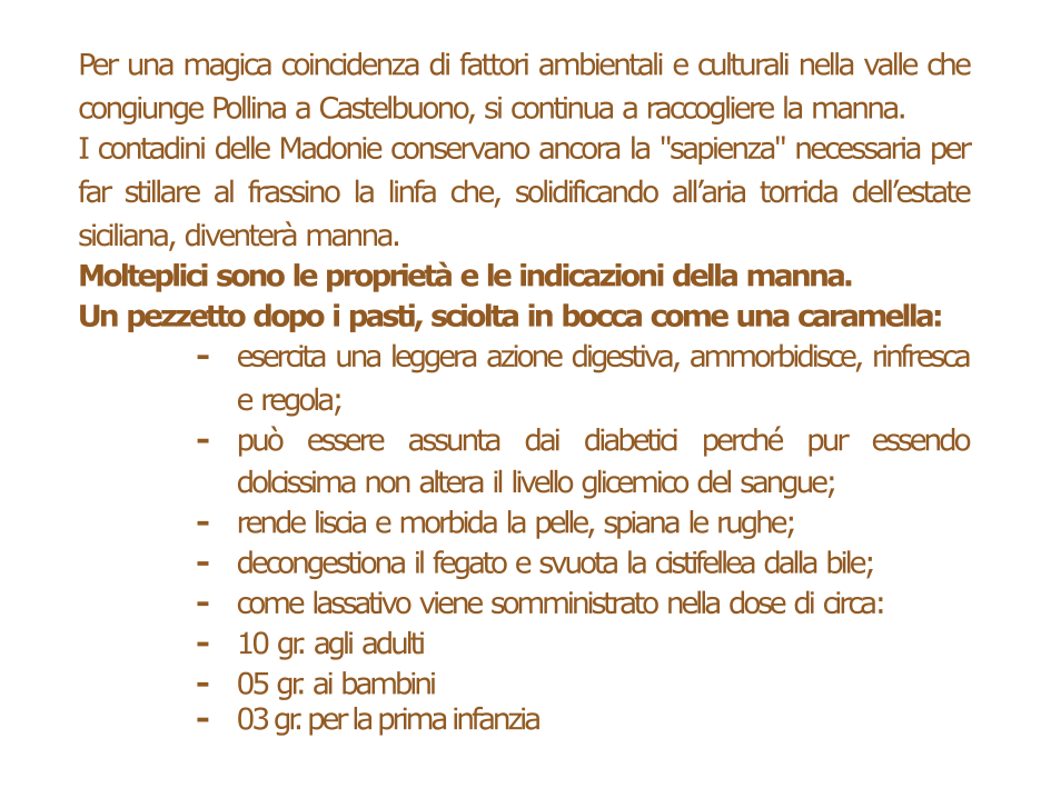 TERRACQUA MANNA in polvere