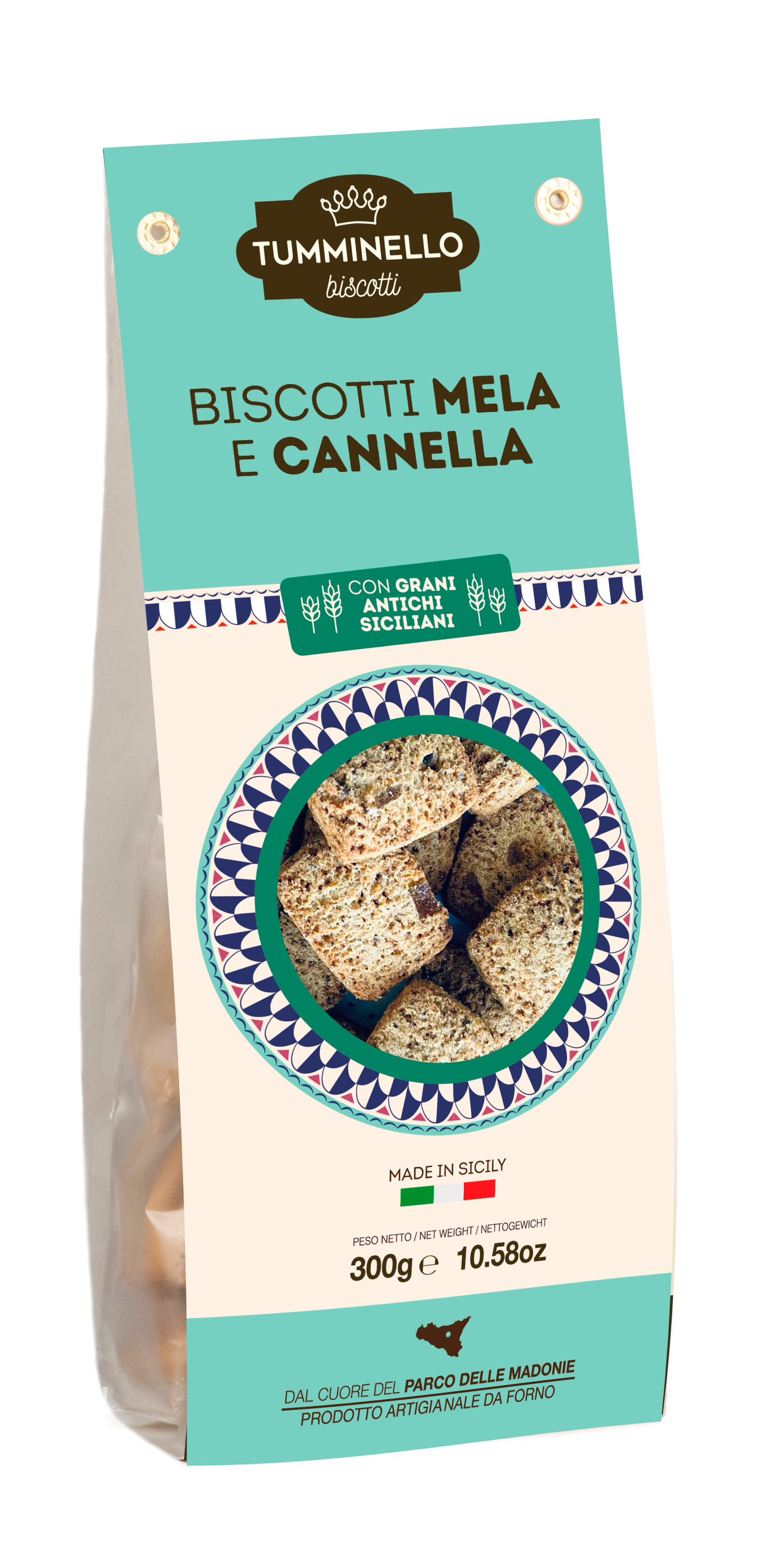 Biscotti Mela e Cannella - Tumminello - 300g