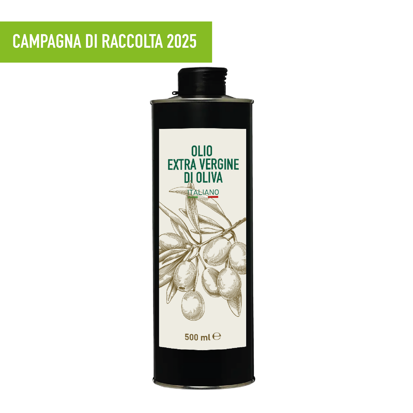 Olio Extravergine di Oliva 500ml - 2025