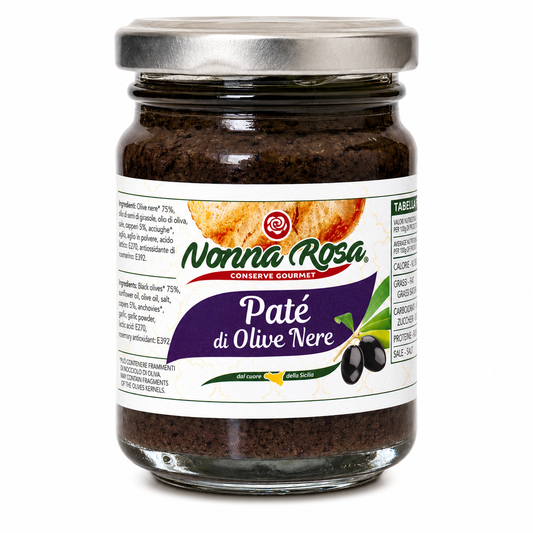Paté di Olive Nere 90g  - Nonna Rosa