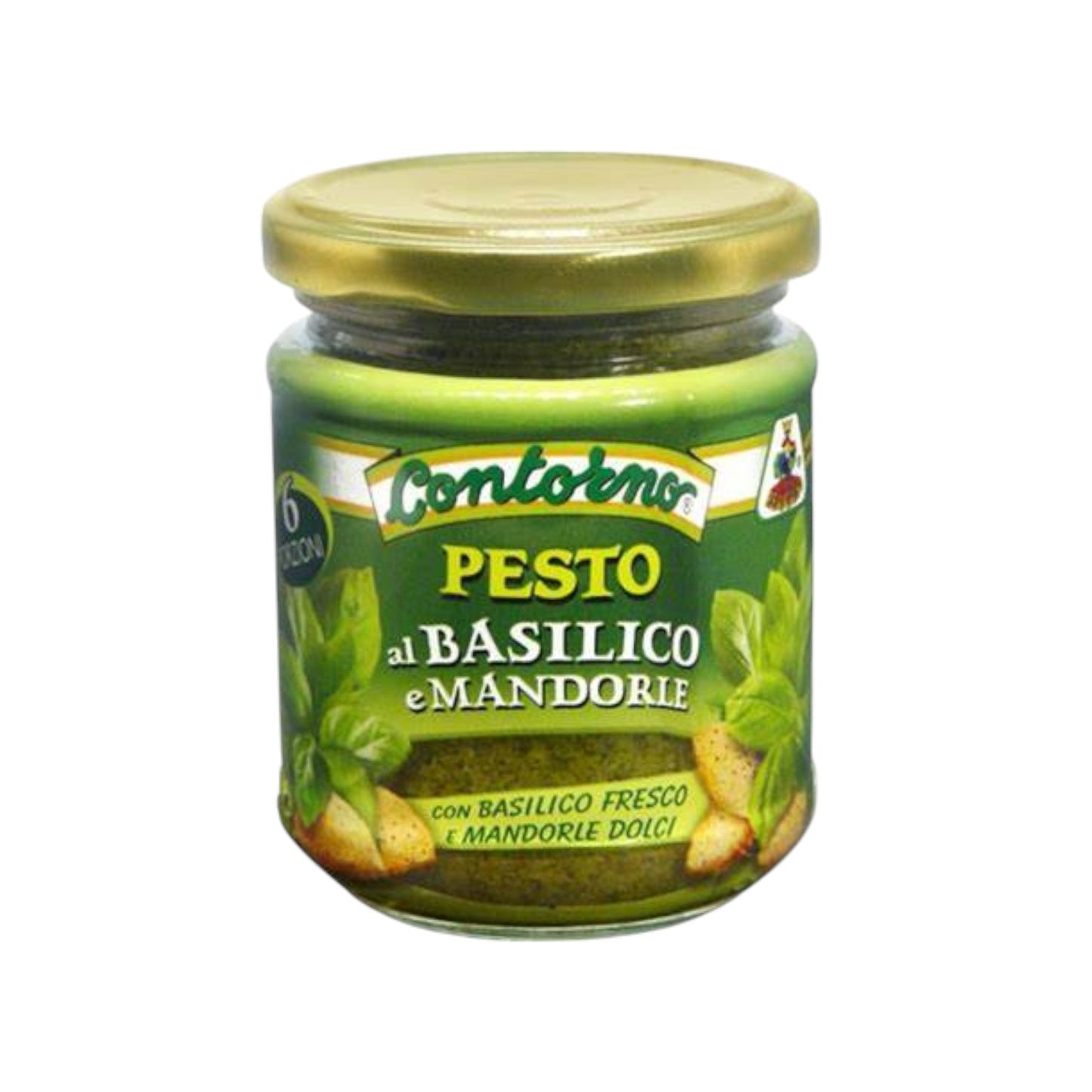 Pesto al basilico e mandorle 180 g - Contorno