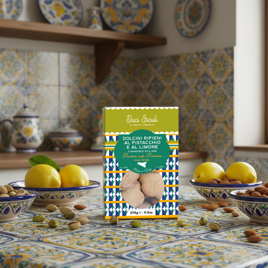 Dolcini ripieni al pistacchio e al limone - TUMMINELLO