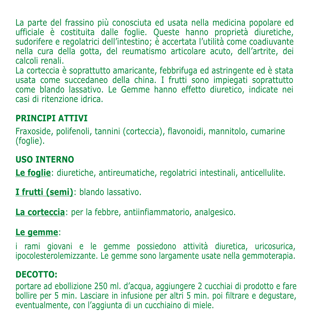 TERRACQUA TISANA FRASSINO 50GR