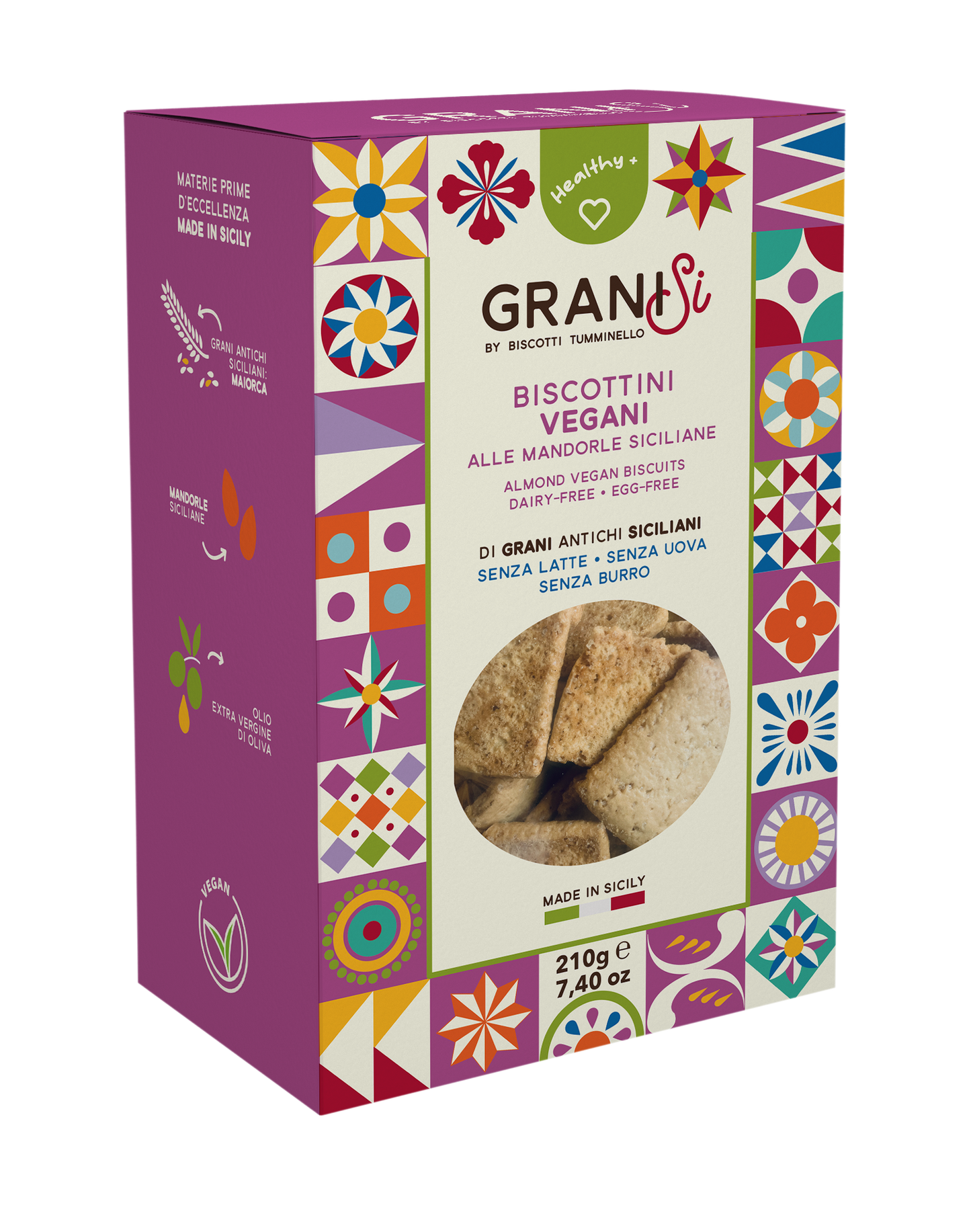Biscottini alle mandorle Vegani - Tumminello