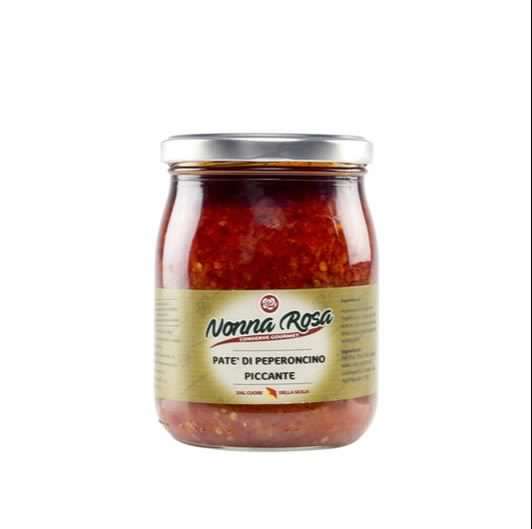 Paté di Peperoncino Piccante 90g - Nonna Rosa